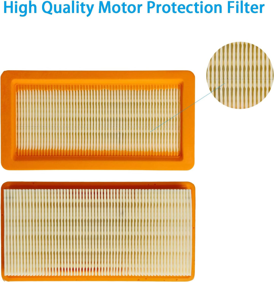 4 Stück Filter Zubehör für Kärcher DS6 DS 6 Premium Staubsauger Ersatzfilter Ersatzteile (2 Motorsch