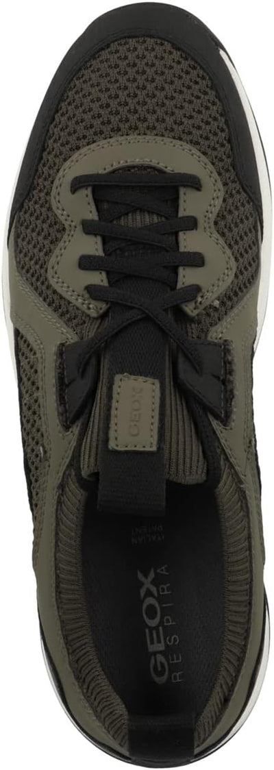 Geox Herren U Terrestre Sneaker 46 EU Lt Olive, 46 EU Lt Olive