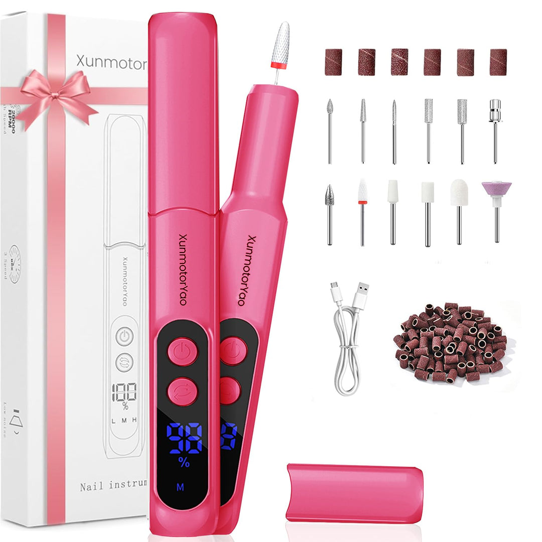 Fresa per Unghie Professionale Portatile Ricaricabile Lima Regolabile Fresa ELettrica Elettrica per