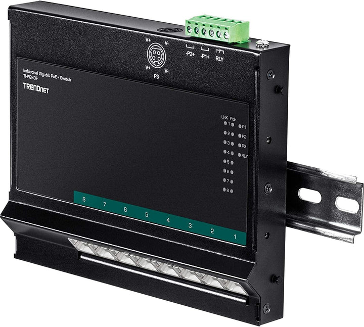 TRENDnet TI-PG80F 8-Port Industrial PoE+