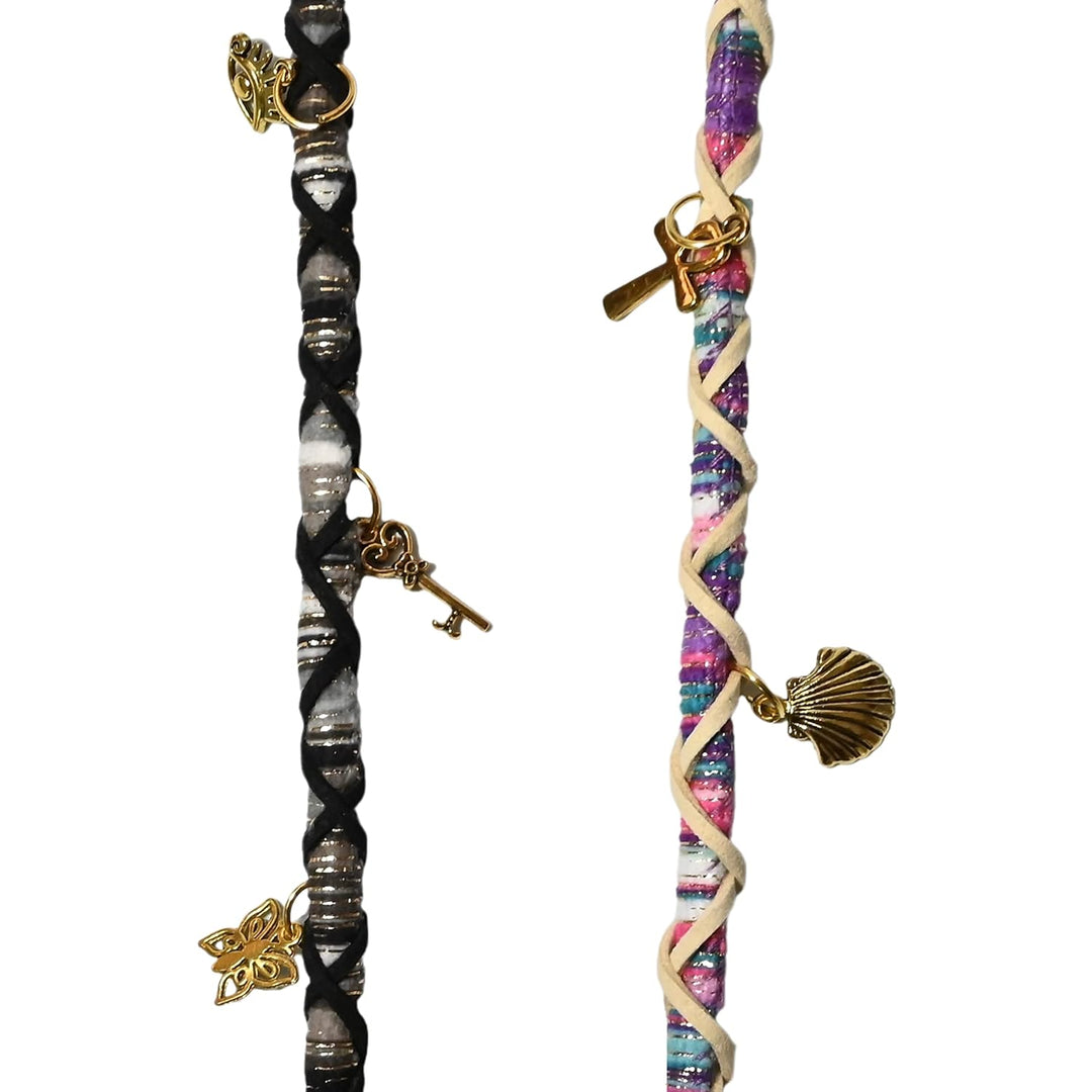 Hippie-Haarverlängerung, Dreadlocks, Haarspange, Federperlen, Anhänger, für Dreads, Zöpfe, Locken, b