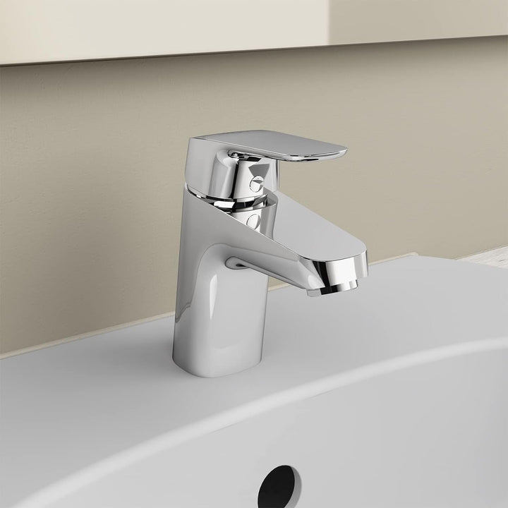 Ideal Standard B1710AA Ceraflex Waschtischarmatur ohne Ablaufgarnitur 5 l/min., ohne Ablaufgarnitur