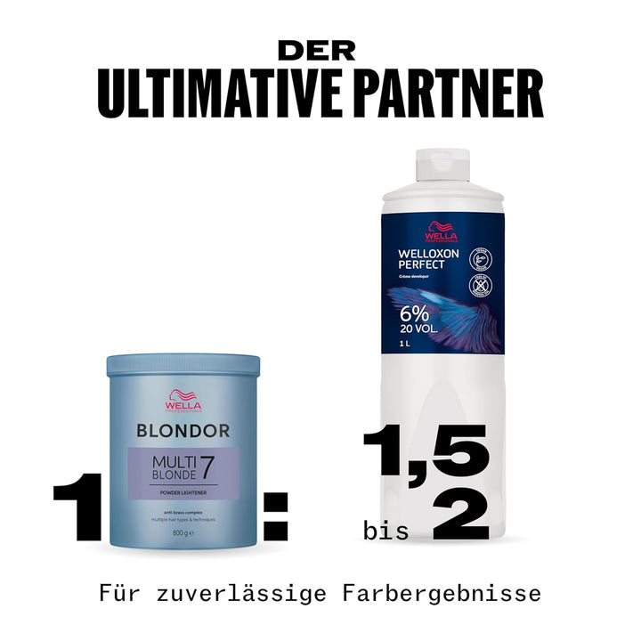 Wella Professionals Blondor Multi Blonde Pulver für Haarfarbe, 800 g (1 er Pack)