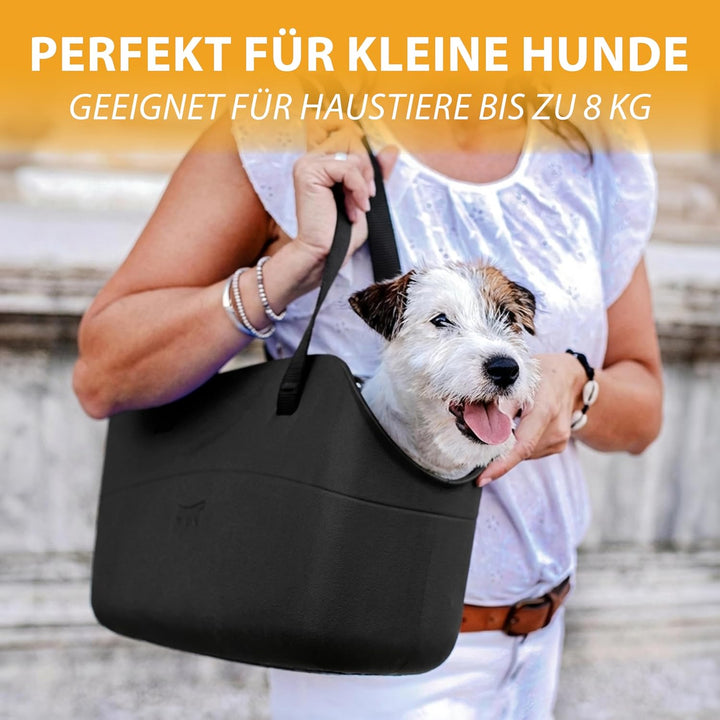 Ferplast Hundetragetasche für kleine Hunde und Katzen WITH-ME, Transporttasche für Haustiere, Hundet