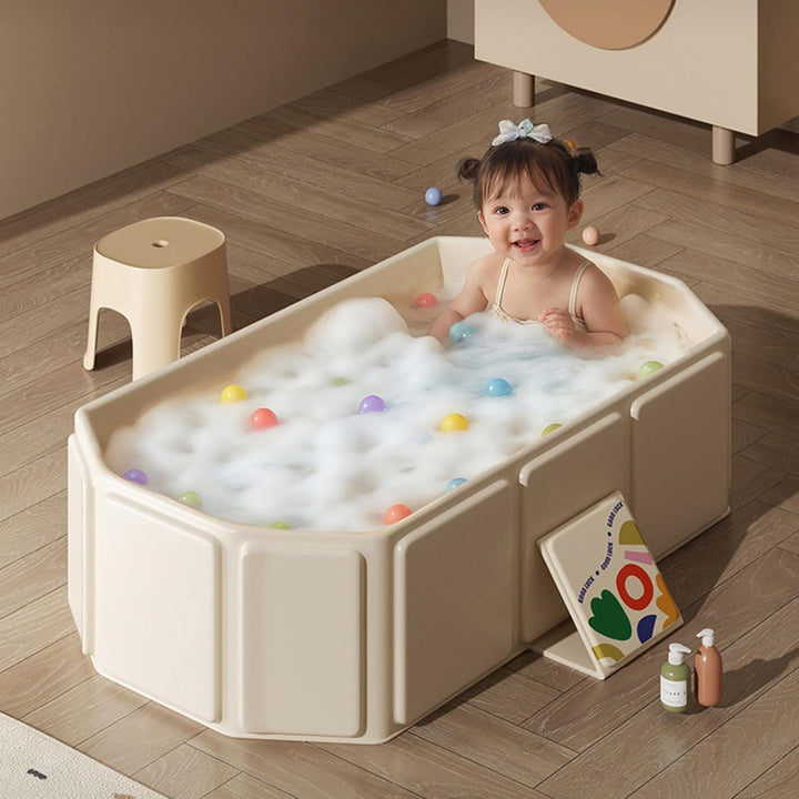 Babybadewanne Faltbar Badewanne für Kinder,Tragbare Badewanne Kinder für 0–8 Jahre,Grosse Kleinkindb
