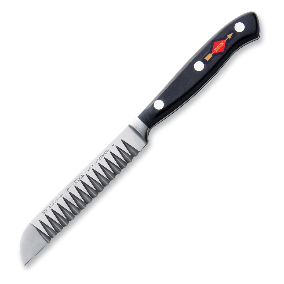 F. DICK Buntschneidemesser, Premier Plus (Messer mit Klinge 10 cm, X50CrMoV15 Stahl, nichtrostend, 5