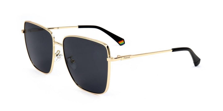 Polaroid Unisex Pld 6164/G/S Sunglasses 59 (XL) Rhl Gold Black_, 59 (XL) Rhl Gold Black_