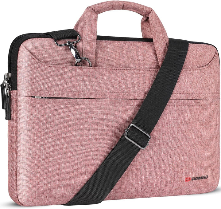 DOMISO 15-15,6 Zoll Wasserdicht Laptop Tasche Aktentasche Schultertasche Notebooktasche für 15.6" Id