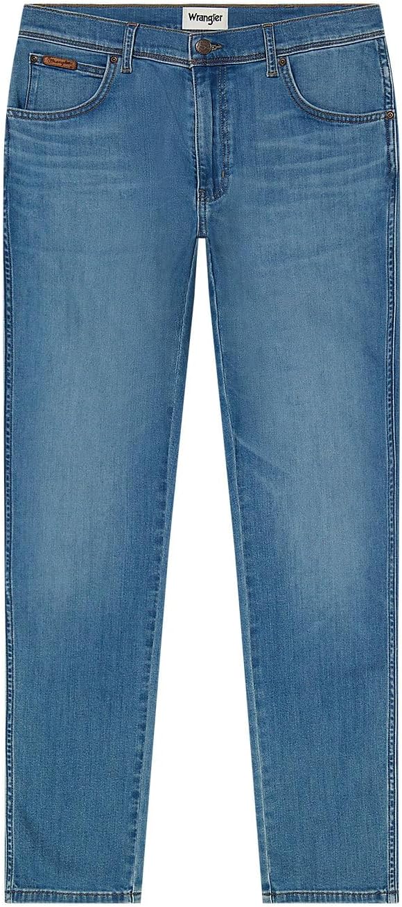 Wrangler Herren Jeans Texas Slim - Blau - Night Shade W29-W50 Stretch Baumwolle 30W / 30L Heritage H