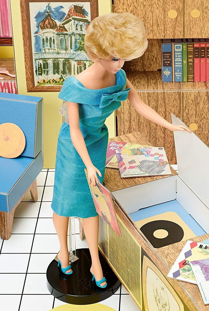 Barbie GNC38 - Signature 75th Anniversary Retro Traumvilla, 1962 Traumvilla Nachbildung mit Barbie-P