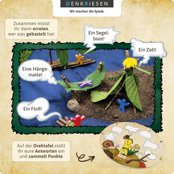 DENKRIESEN Freiluftwelten – Das Insel-Abenteuer | Kreatives Abenteuerspiel für drinnen & draussen |