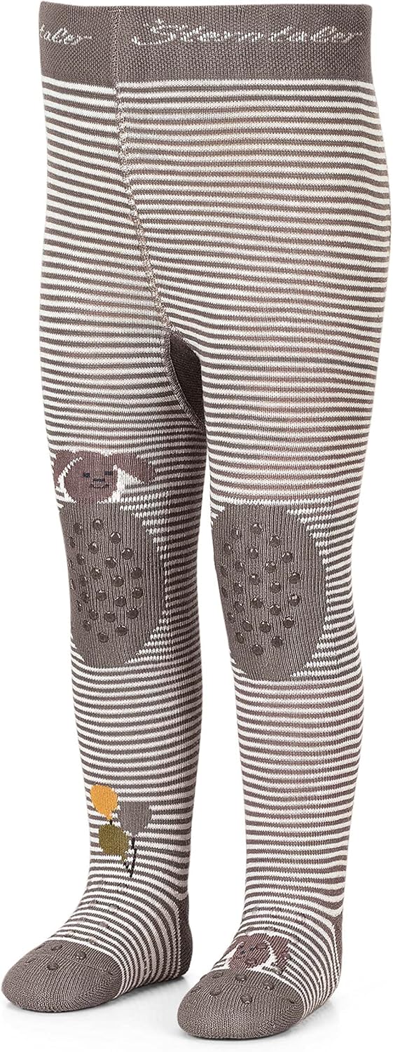 Sterntaler Unisex Baby Elefant Eddy Krabbelstrumpfhose 86 Grau, 86 Grau