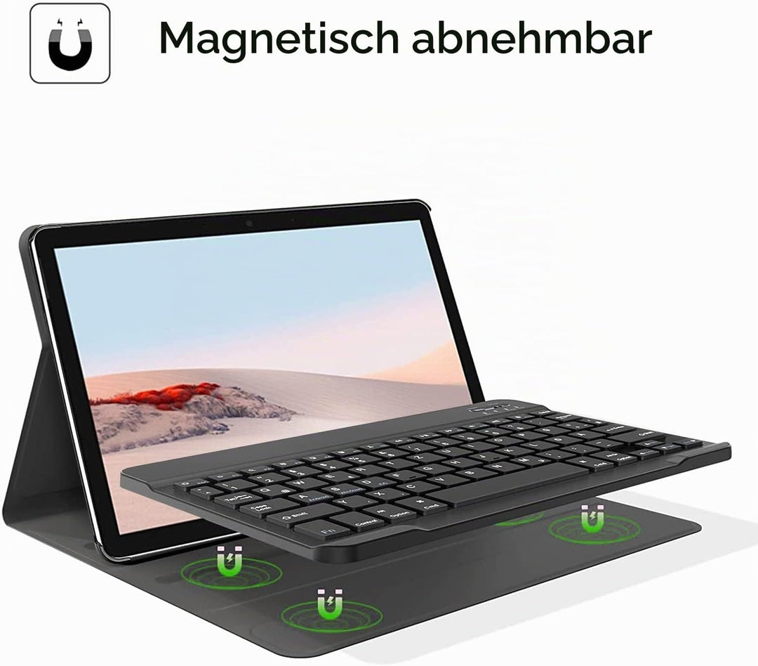Wineecy Tastatur Hülle mit Schutzfolie für Surface Go 3 (2021)/ Surface Go 2 (2020) / Surface Go (20