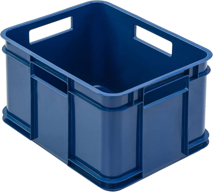 PAFEN 9x Euro Stapelbox Bruno Eco Blau Euro-Box Stapelkasten 16L Transport Eurobehälter 9x 16L Blau,