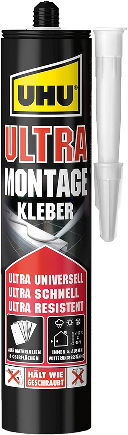 UHU - Ultra Montagekleber (3x Ultra Montagekleber 435 g)