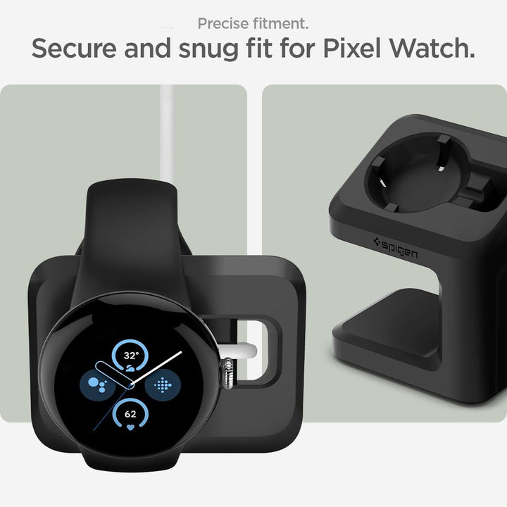 Spigen S355 Smartwatch Ladestation Ständer Dockingstation Kompatibel mit Google Pixel Watch 3 41mm/4