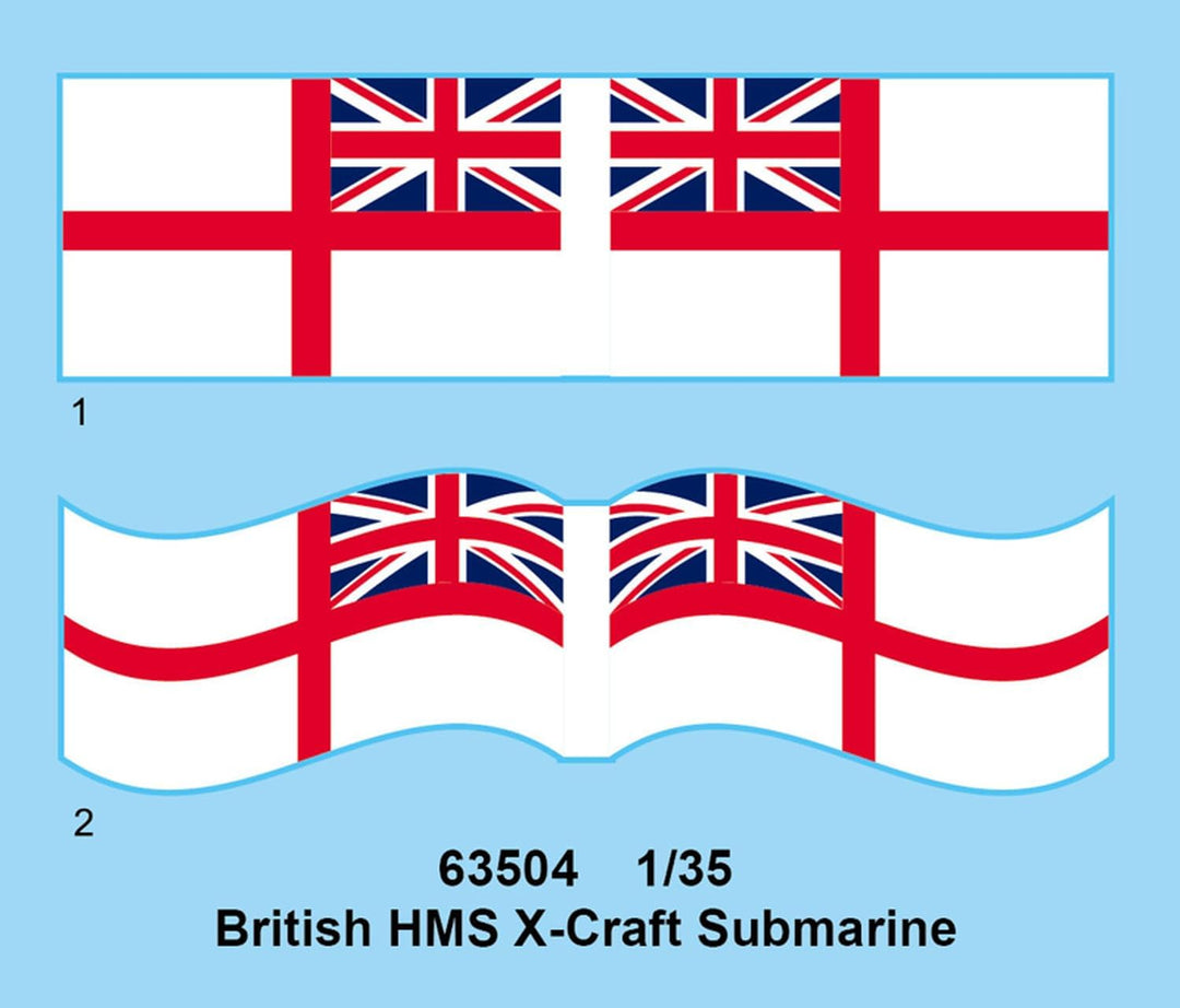 I Love Kit 63504 - British HMS X-Craft Submarine - massstab 1/35 - Modellbausatz