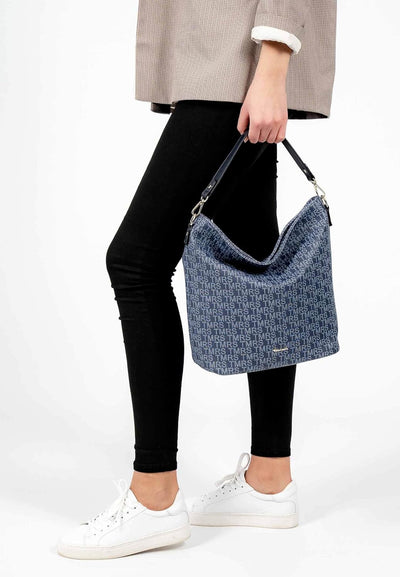 Tamaris Beutel Grace 31434 Damen Handtaschen Print Einheitsgrösse Blue 500, Einheitsgrösse Blue 500