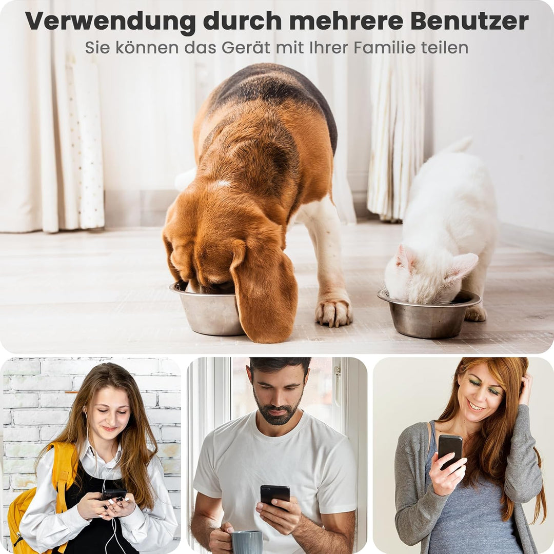 litokam 5MP Überwachungskamera, Babyphone mit Kamera Unterstützt 5G/2.4GHz, 360 Grad WLAN Kamera Übe
