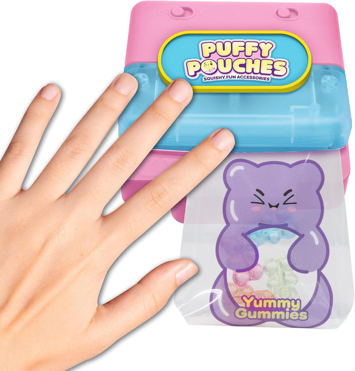 Squishy Fun Accessories Coffee Shop Set, 10 Befüllbare Beutel mit Laminator, Gelee-Füllung und Perle