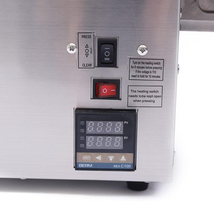 Automatische Ölpressmaschine 7 kg/h | Manuelle Maschine für Öl Expeller | Heiss-/Kaltöl-Extraktionsm