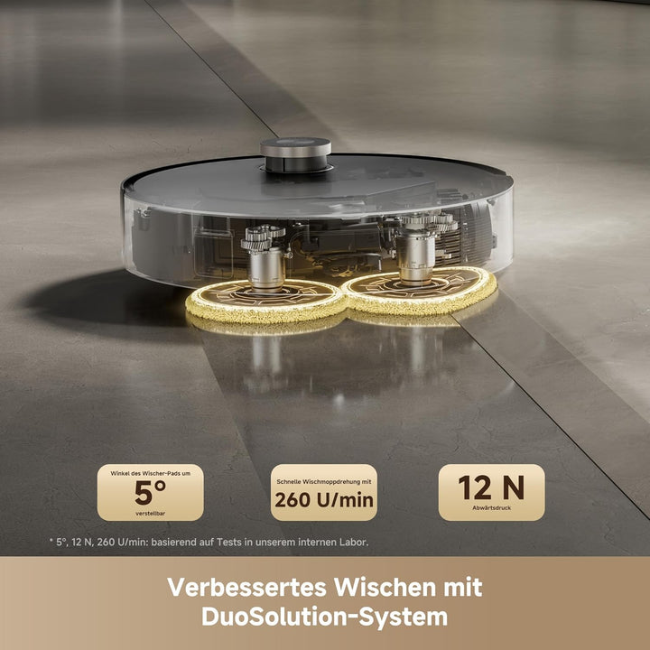 Mova Mobius 60 Saugroboter mit MopSwap-System, 30.000 Pa Saugleistung, dynamischem Saugrückhaltesyst