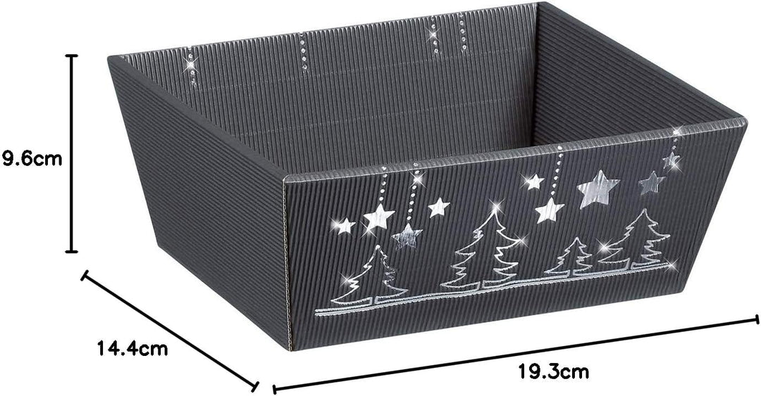 10 Stück Präsentkorb, Geschenkkorb, Weihnachtskorb"Weihnachtsglanz" (klein), klein