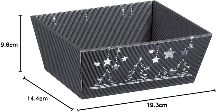 10 Stück Präsentkorb, Geschenkkorb, Weihnachtskorb"Weihnachtsglanz" (klein), klein