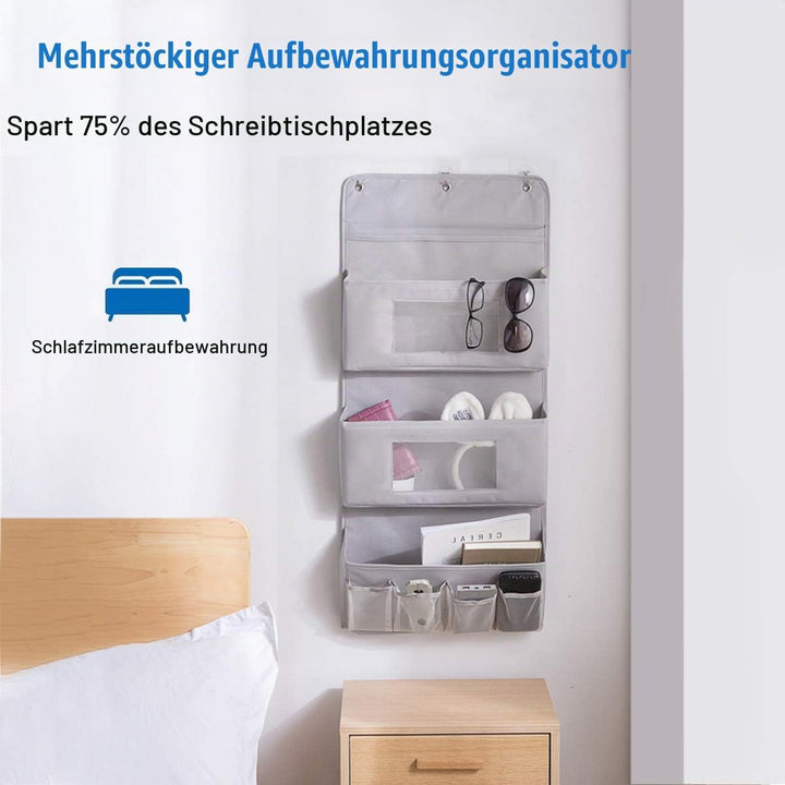 PORRASSO Wall Hanging Storage Bag Hängeorganizer Tür Schrank Organizer Aufbewahrungstasche Wandbehan