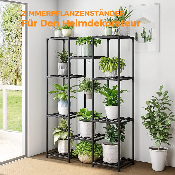 Bamworld blumentreppe outdoor innen pflanztisch holz blumentreppe balkon balkon blumenregal A-Schrif