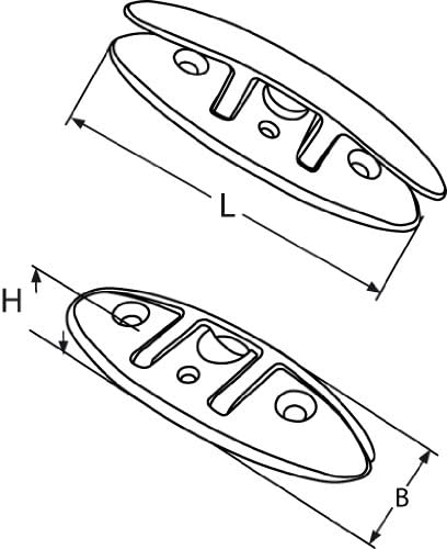 Klappklampe A4-AISI 316
