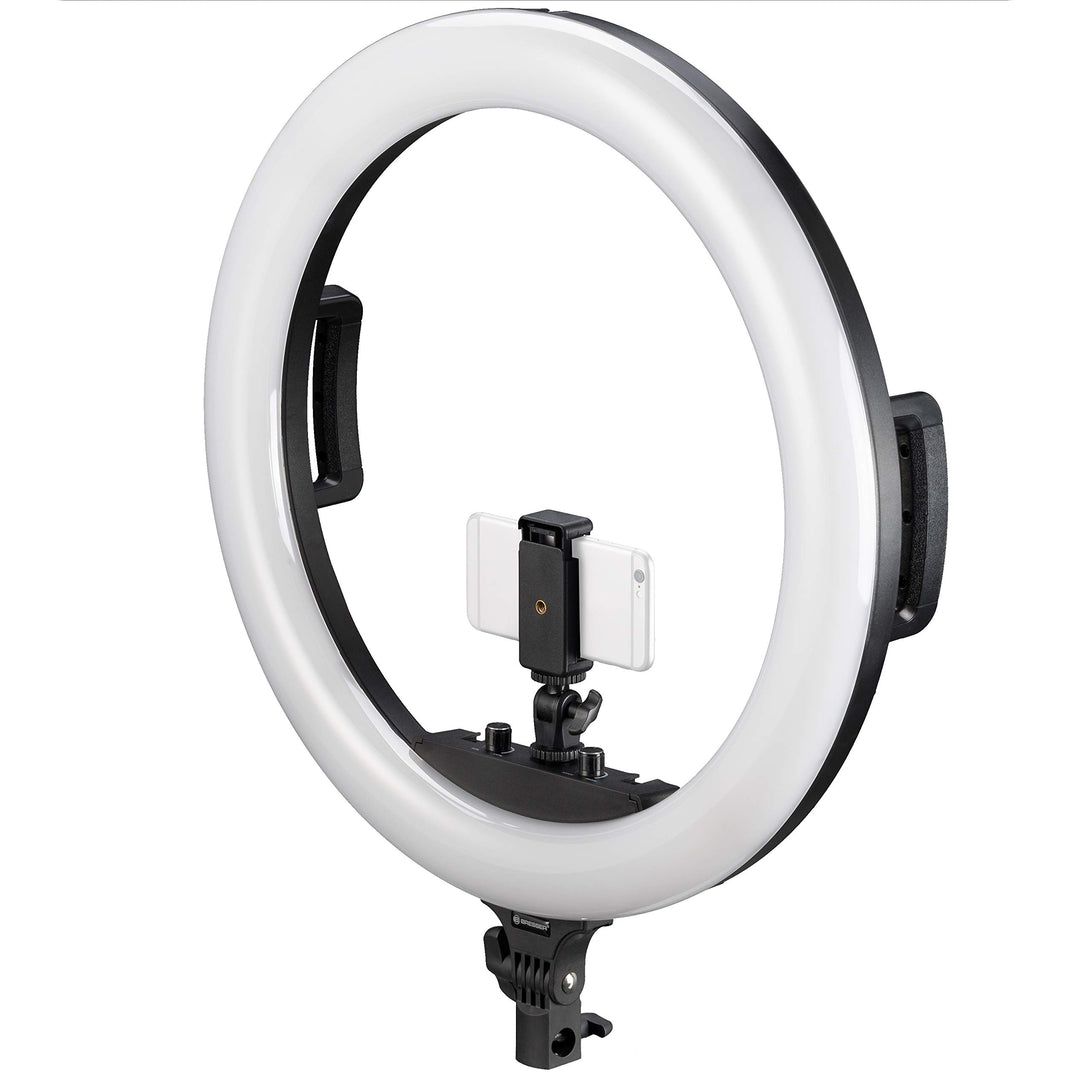 Bresser LED Ringleuchte 48W dimmbar für Smartphone Kamera Vlogger Beauty Influencer 4800 Lumen