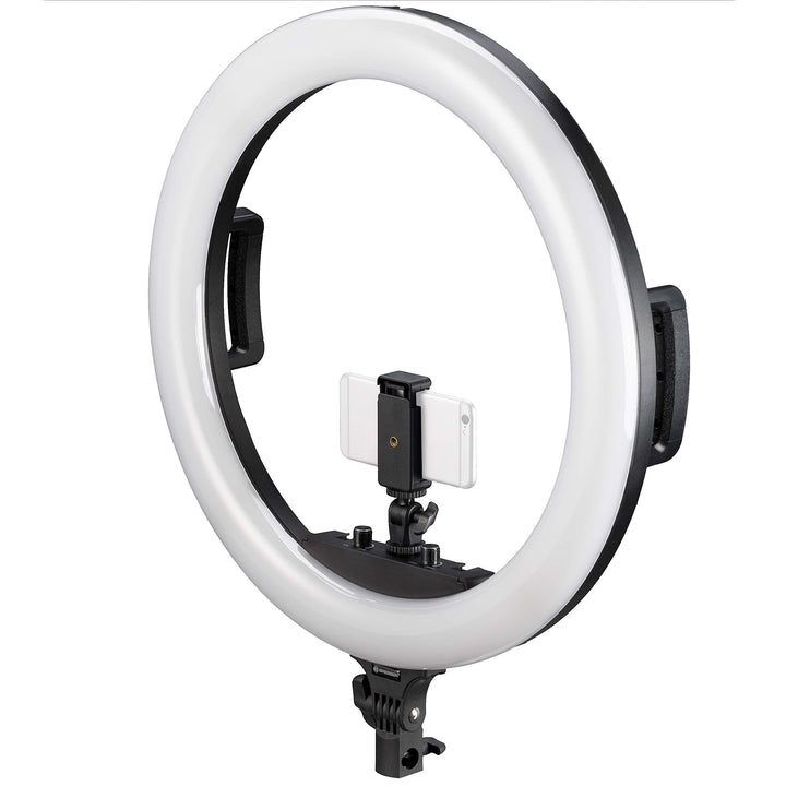Bresser LED Ringleuchte 48W dimmbar für Smartphone Kamera Vlogger Beauty Influencer 4800 Lumen
