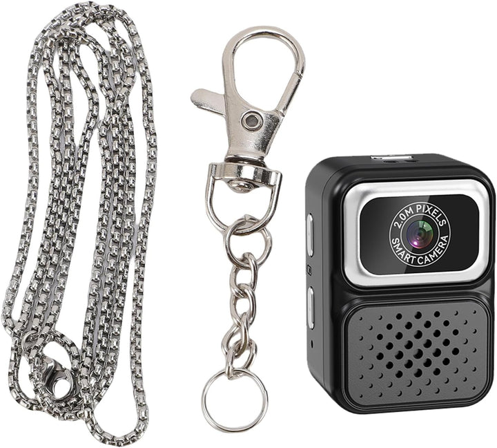 VBESTLIFE Tiny Keychain -Kamera, 1080p HD -Video 2MP Foto Tragbare Digitalkamera mit 0,96 Zoll Farbb