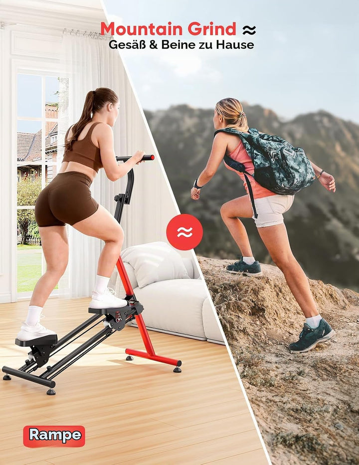 YOLEO Stair Stepper für Zuhause, Klappbarer Stepper mit 3 Trainingsmodi, Compact Folding Cardio Übun
