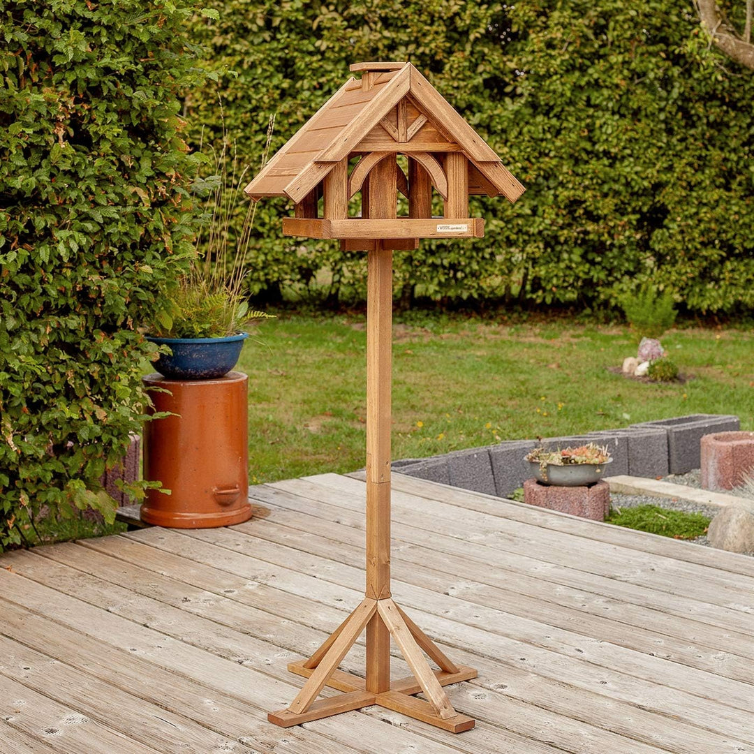 VOSS.garden Vogelhaus Finkenheim Holz Futterhaus Vogelhäuschen Vogelvilla Garten