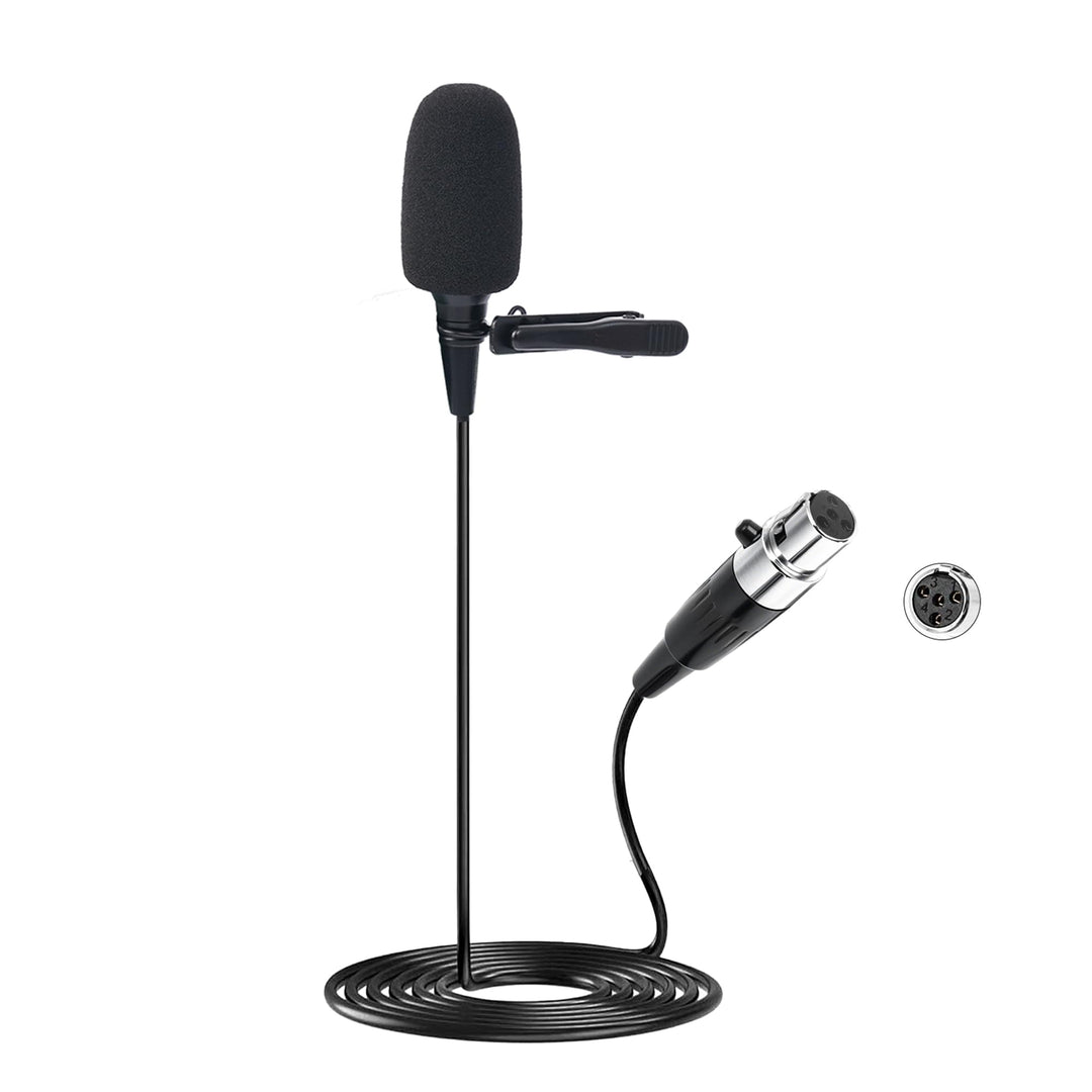 Lavalier-Mikrofon zum Anstecken, Nieren-Kondensator-Ansteckmikrofon, kompatibel mit Shure Bodypack-W