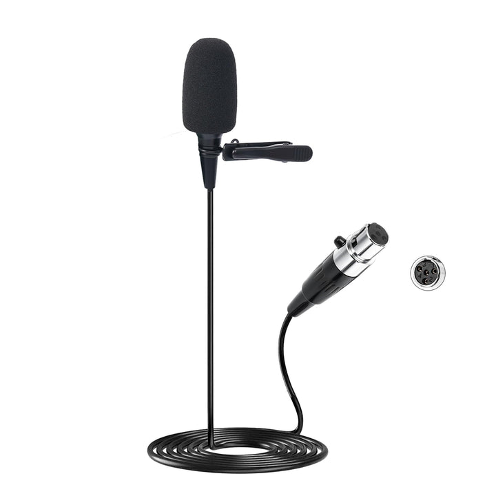 Lavalier-Mikrofon zum Anstecken, Nieren-Kondensator-Ansteckmikrofon, kompatibel mit Shure Bodypack-W