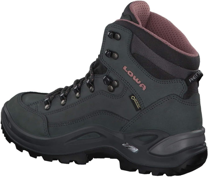 LOWA Renegade GTX MID Ws Damen Wanderstiefel Trekkingschuh Outdoor Goretex 320945 38 EU Graphit Rose