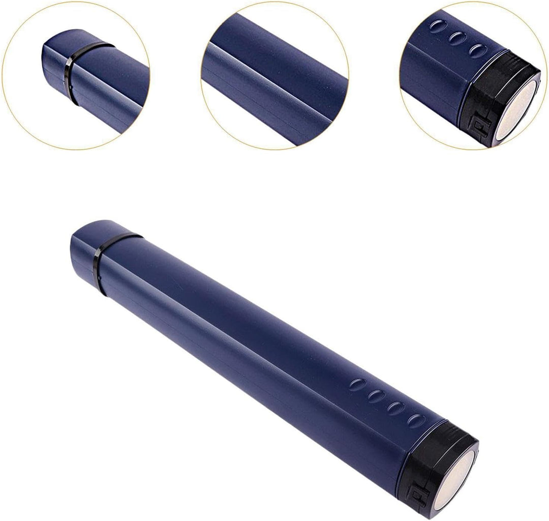Posterrohr, Posterrohr mit Riemen, Mailing Tubes, tragbare Aufbewahrungsröhre für Kunst, Karten, Blu