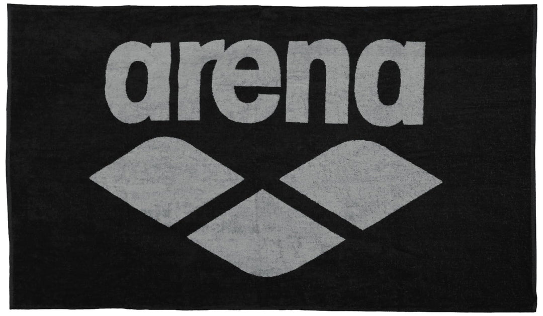 ARENA Pool Soft Baumwolle Unisex Erwachsene, Unisex - Erwachsene 150x90cm Black-grey, 150x90cm Black