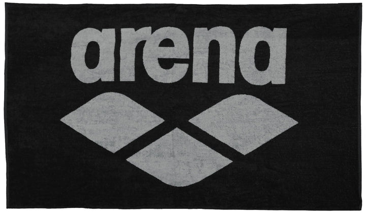 ARENA Pool Soft Baumwolle Unisex Erwachsene, Unisex - Erwachsene 150x90cm Black-grey, 150x90cm Black