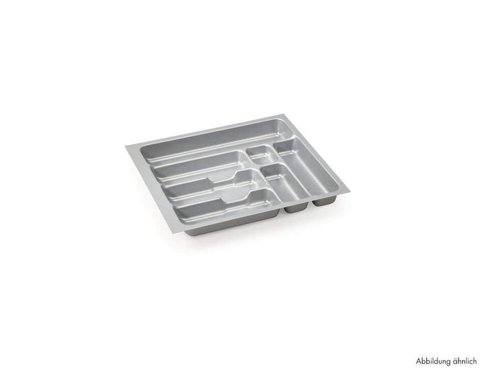 Naber Storex / Besteckeinsatz 4 für 900er Schrank / Silbergrau / 50 x 818 x 473