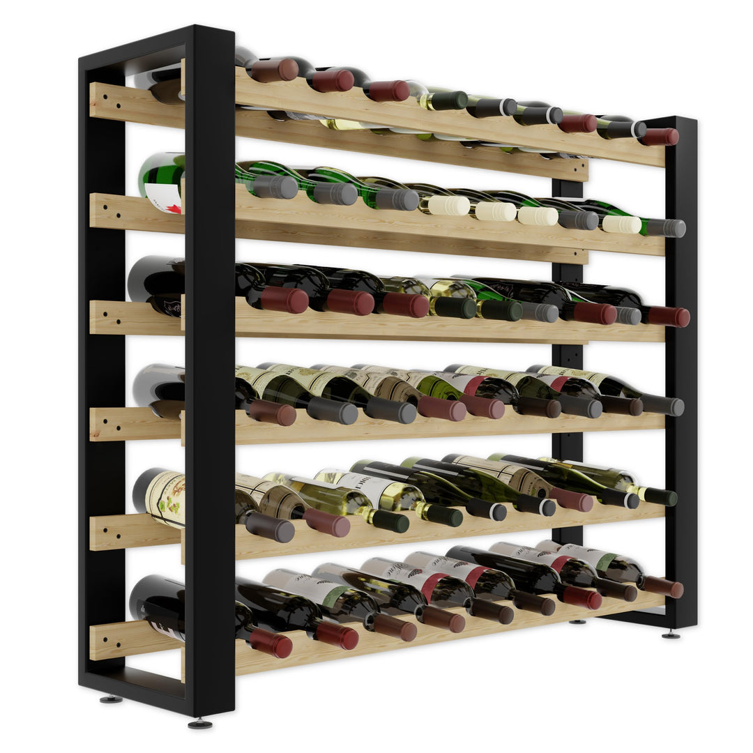 Lenmar Serie RW Weinregal aus Holz für Flaschen, LOFT, Flaschen, Wein, Flaschenregal, Kellerregal, R