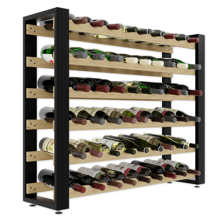 Lenmar Serie RW Weinregal aus Holz für Flaschen, LOFT, Flaschen, Wein, Flaschenregal, Kellerregal, R