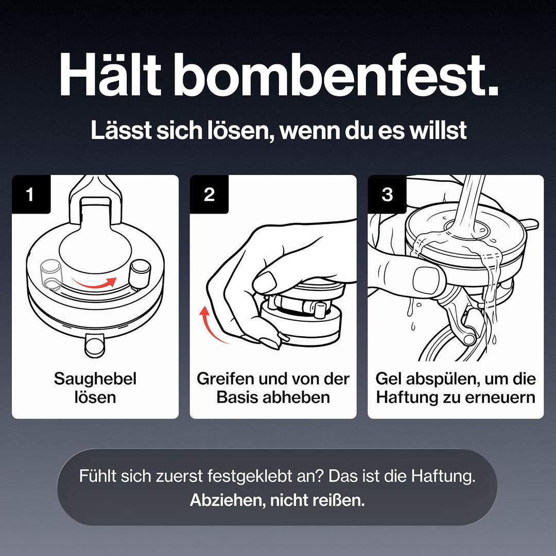 Statik HyperMount (Gen 3) Magnetische Handyhalterung für iPhone und Android | Verbesserte Magnetstär