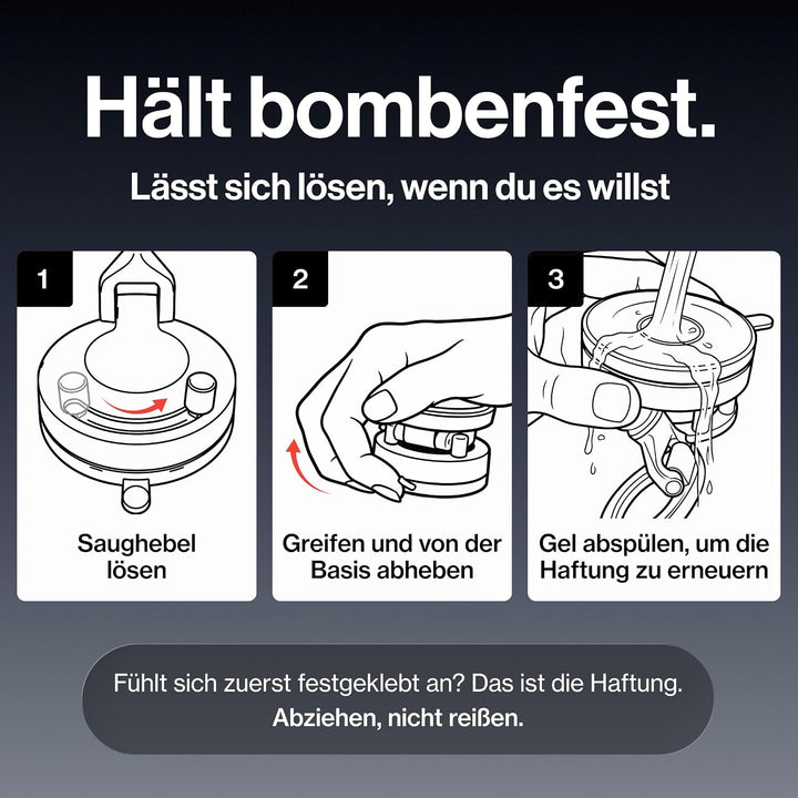 Statik HyperMount (Gen 3) Magnetische Handyhalterung für iPhone und Android | Verbesserte Magnetstär