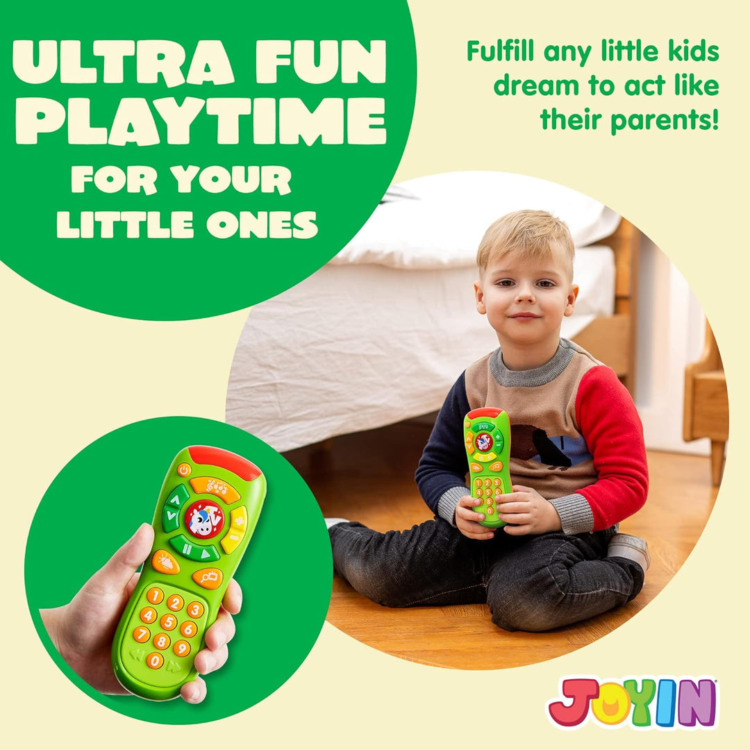 JOYIN Baby-Spielzeug Telefon, Fernbedienung und Smartphone mit Musik, Spass Lernen musikalisches Spi