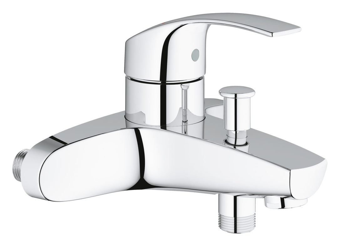 Grohe Eurosmart Wannenbatterie, Schweizer Variante, automatische Umstellung, 23461002, Chrom