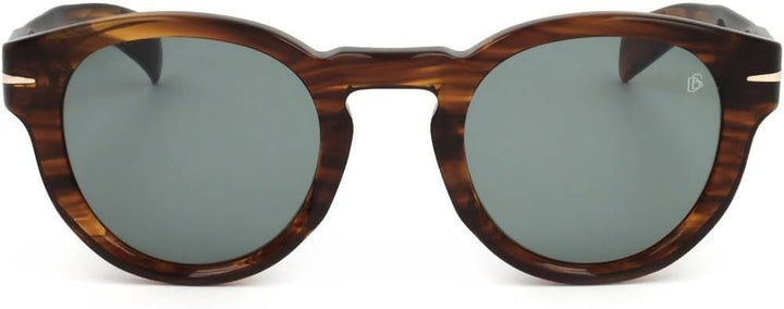David Beckham Unisex Db 7041/S Sunglasses 48 Ex4/Qt Brown Horn, 48 Ex4/Qt Brown Horn